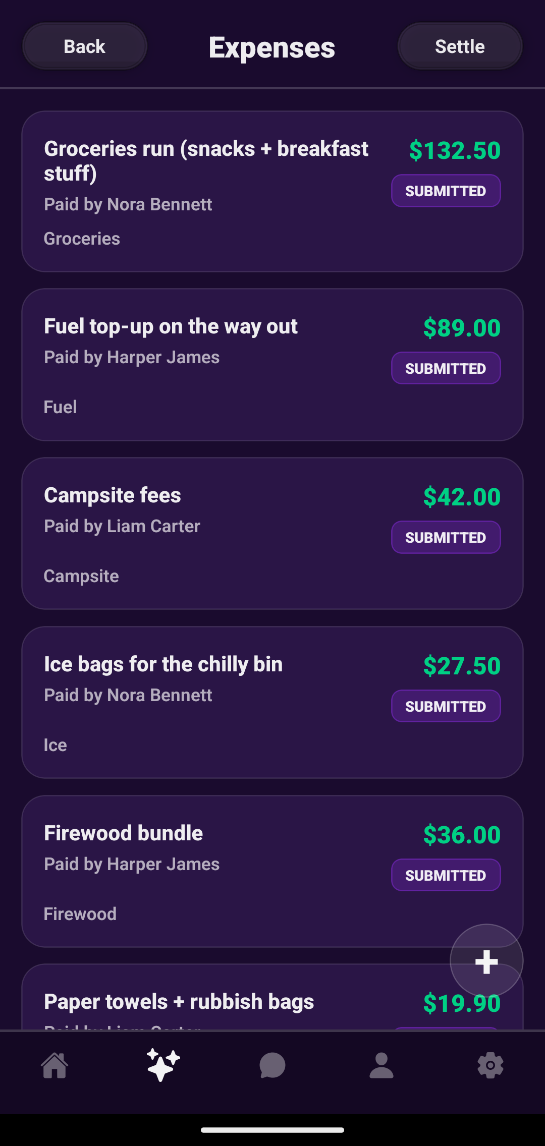 Huddle - Expense Tracking